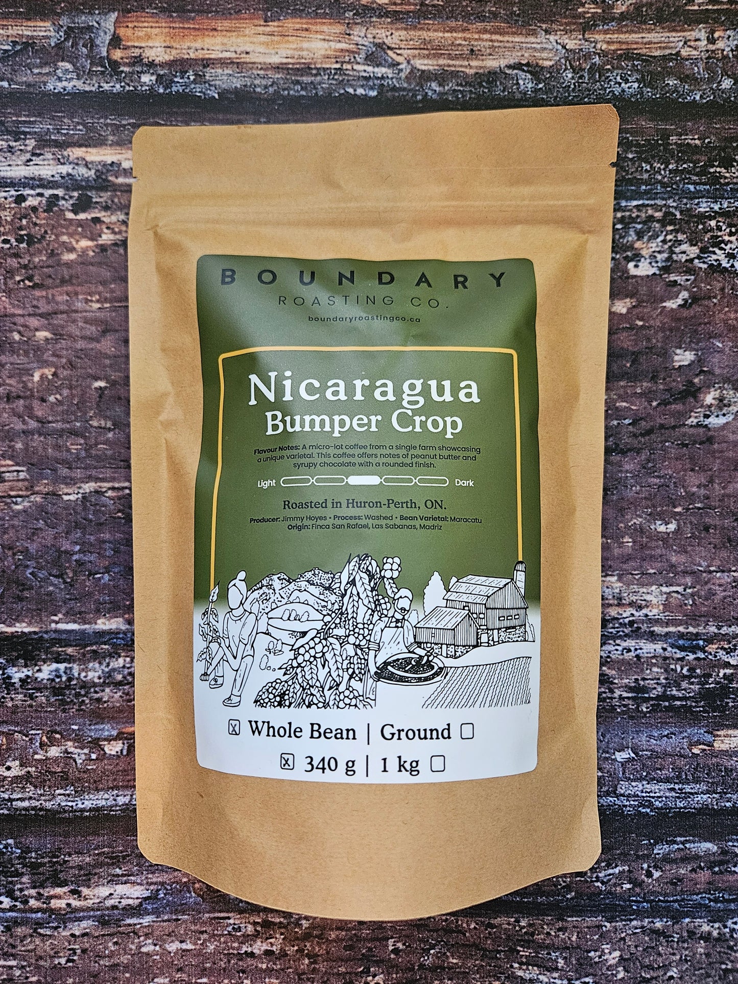 Boundary Roasting Co - Nicaragua, Bumper Crop (340g)