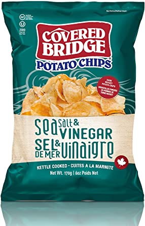 Sea Salt & Vinegar Chips - Covered Bridge π¨π¦