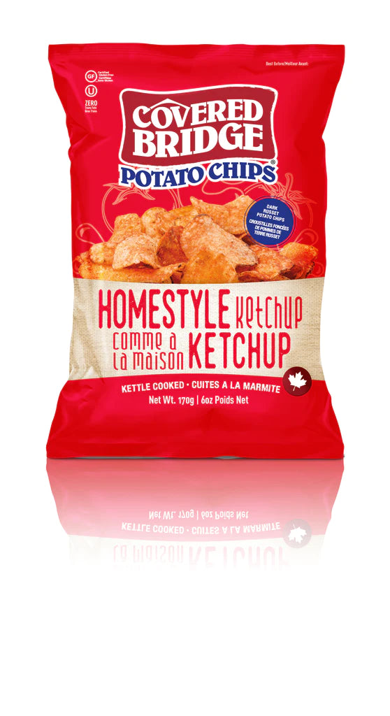 Homestyle Ketchup Chips - Covered Bridge